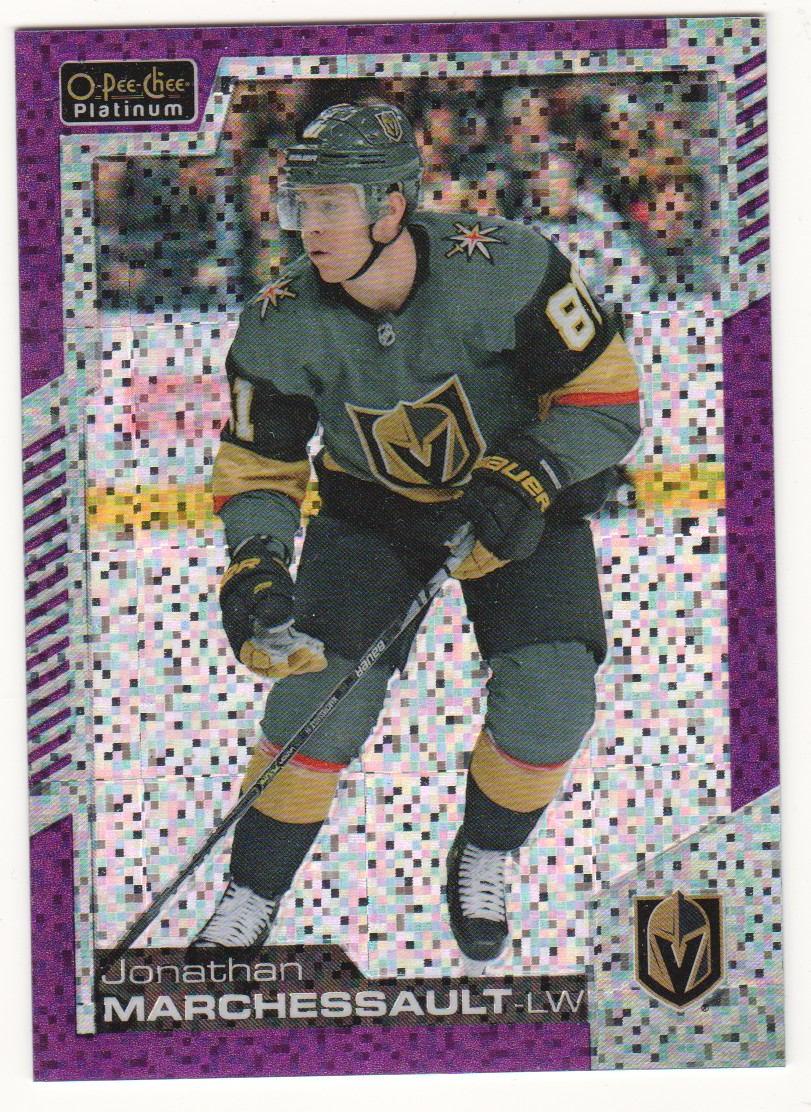 2020-21 O-Pee-Chee Platinum Violet Pixels #60 J. Marchessault (image for) 2020-21 O-Pee-Chee Platinum Violet Pixels #60 J. Marchessault